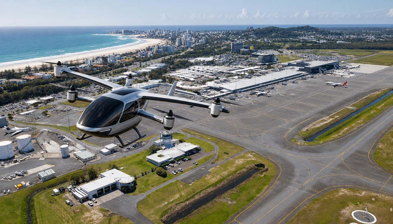 Brisbane Airport precinct discussed for future vertiport hubs