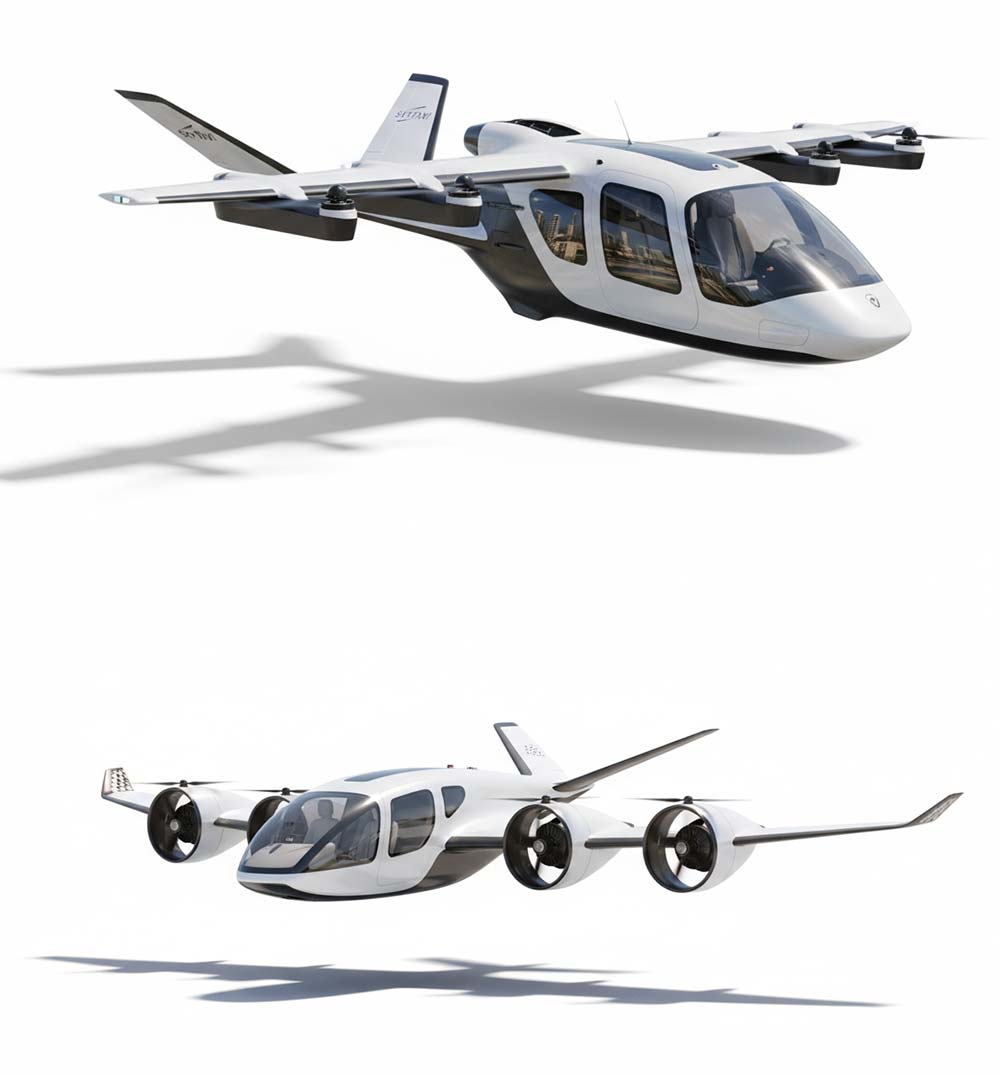 Future air mobility concept for the Brisbane